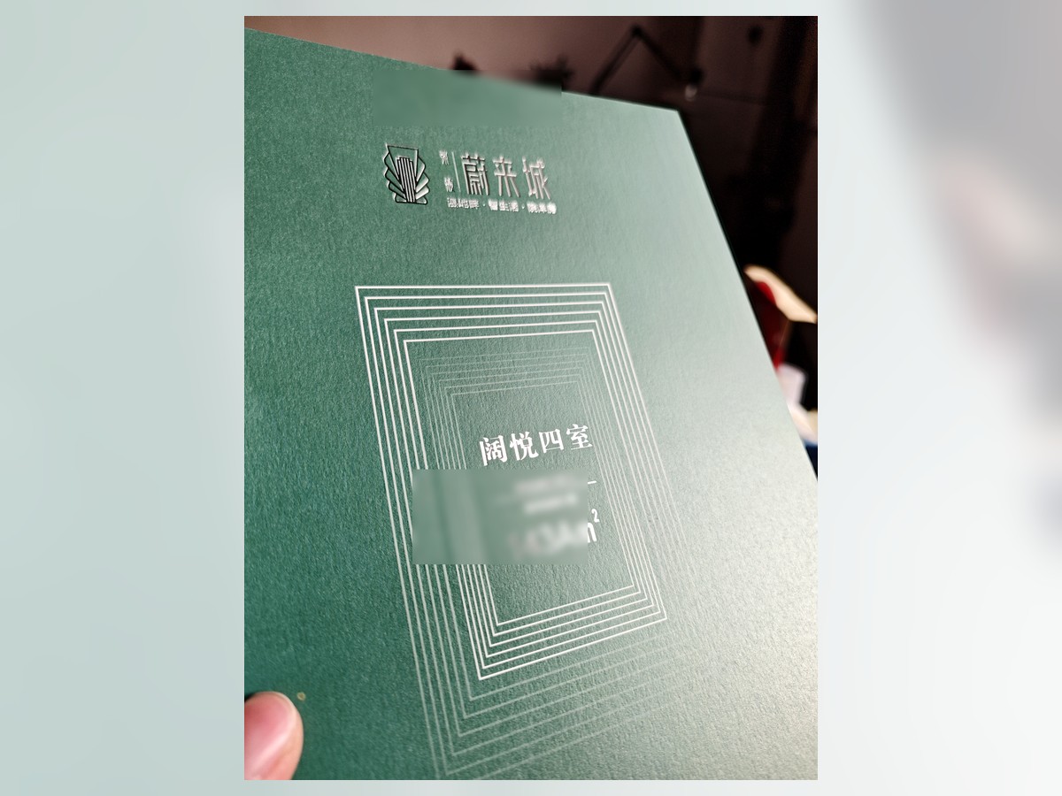 浩天彩印楼书折页产品实拍